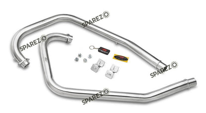 Royal Enfield GT and Interceptor 650cc Red Rooster Header Bend Pipe Matt Finish