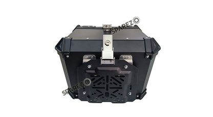 Royal Enfield Himalayan BS3 - BS4 - BS6 Aluminium Pannier Luggage Top Box Matt Black