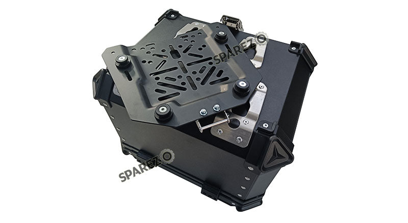 Royal Enfield Himalayan BS3 - BS4 - BS6 Aluminium Pannier Luggage Top Box Matt Black