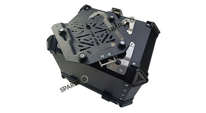 Royal Enfield Himalayan BS3 - BS4 - BS6 Aluminium Pannier Luggage Top Box Matt Black