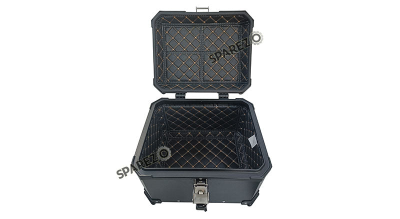 Royal Enfield Himalayan BS3 - BS4 - BS6 Aluminium Pannier Luggage Top Box Matt Black