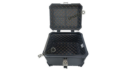 Royal Enfield Himalayan BS3 - BS4 - BS6 Aluminium Pannier Luggage Top Box Matt Black