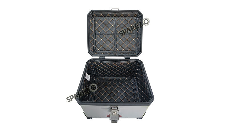 Royal Enfield Himalayan BS3 - BS4 - BS6  Aluminium Pannier Luggage Top Box Matt Grey