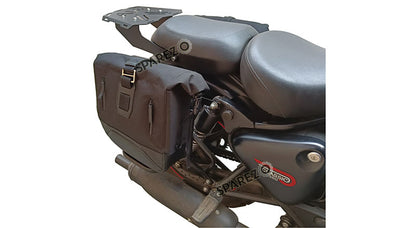 Royal Enfield Classic Reborn 350cc Pannier Luggage Bags and Mounting Black 2022-23