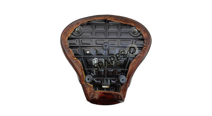 Royal Enfield New Classic Reborn 350cc Front Genuine Leather Low Rider Seat Antique Brown With Spring