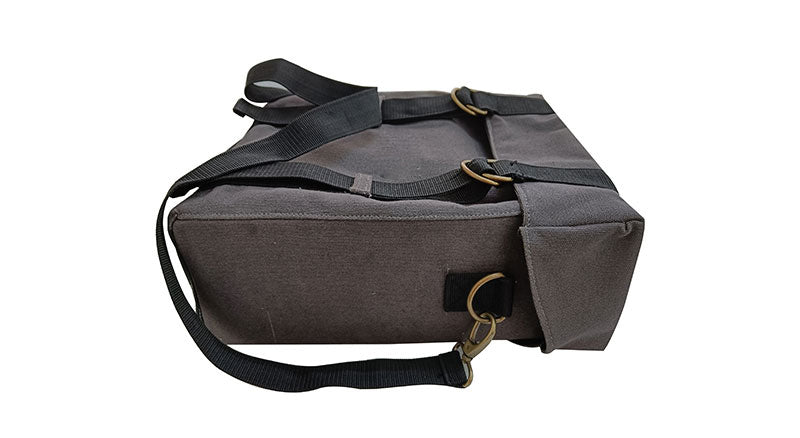 Royal Enfield Meteor 350cc Military Pannier Bags Gray Color With Fitting