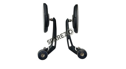 Royal Enfield GT and Interceptor 650 Bar End Rear View Mirror Pair