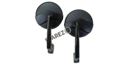 Royal Enfield GT and Interceptor 650 Bar End Rear View Mirror Pair