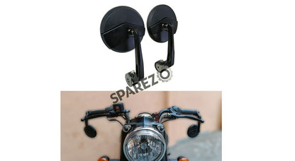 Royal Enfield GT and Interceptor 650 Bar End Rear View Mirror Pair
