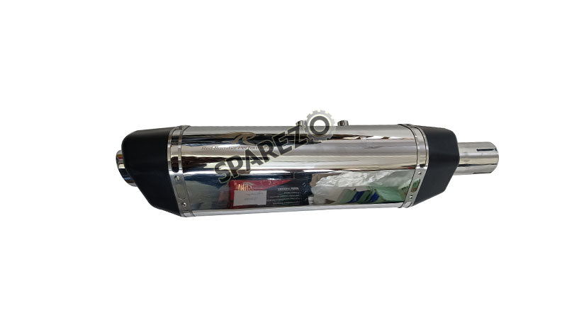 Royal Enfield Himalayan Scram 411 Red Rooster SS Exhaust Silencer Polished