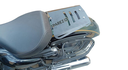 Royal Enfield Super Meteor 650 Vermillion Solo Rack Plate