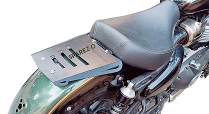 Royal Enfield Super Meteor 650 Vermillion Rack and Tail Tidy Accessories Combo