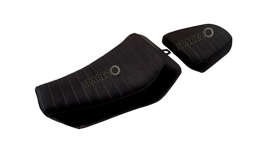 Royal Enfield Himalayan 411 Premium Touring Customized Rider and Pillion Seat Black