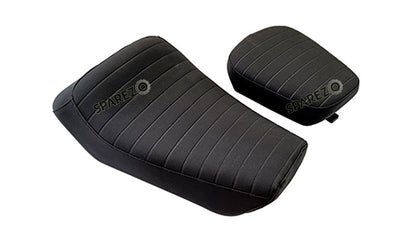 Royal Enfield Himalayan 411 Premium Touring Customized Rider and Pillion Seat Black