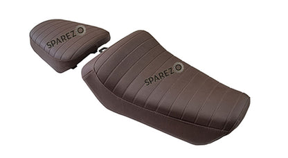 Royal Enfield Himalayan 411 Premium Touring Customized Rider and Pillion Seat Brown