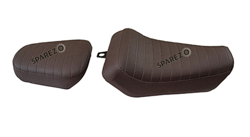 Royal Enfield Himalayan 411 Premium Touring Customized Rider and Pillion Seat Brown