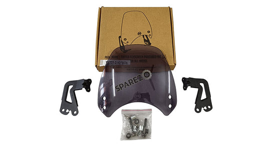 Royal Enfield Hunter 350 Tinted Flyscreen Assembly Black