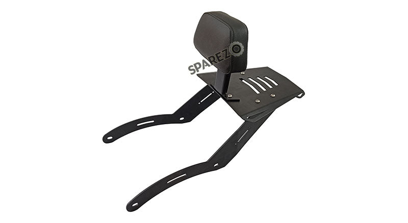 Royal Enfield Super Meteor 650 Rear Luggage Rack With Backrest Black