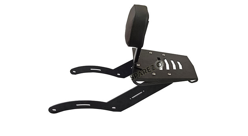 Royal Enfield Super Meteor 650 Rear Luggage Rack With Backrest Black