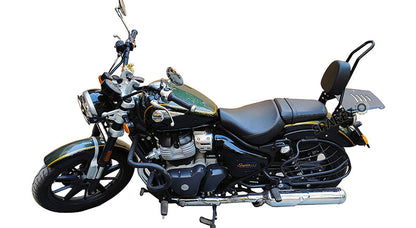 Royal Enfield Super meteor 650 Sissy Bar With Backrest and Luggage Rack