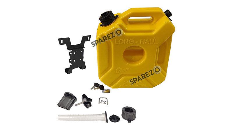 Royal Enfield Himalayan 411 cc BS6 Jerry Can With Mount Yellow Color