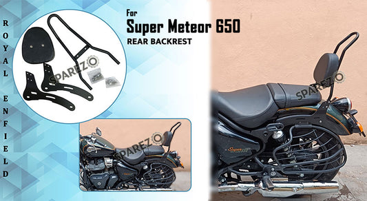 Royal Enfield Super Meteor 650 Rear Backrest Black