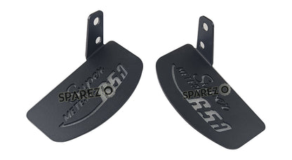 Royal Enfield Super Meteor 650 Rear Pillion Footrest Extender Black