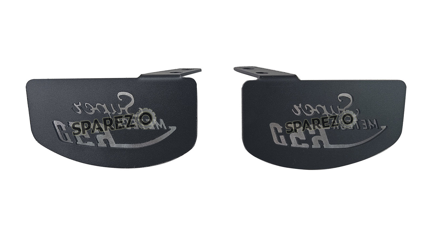 Royal Enfield Super Meteor 650 Rear Pillion Footrest Extender Black