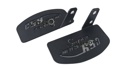 Royal Enfield Super Meteor 650 Rear Pillion Footrest Extender Black