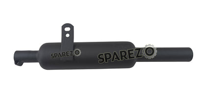 Royal Enfield New Classic Reborn 350 Indori Exhaust Muffler Silencer Black