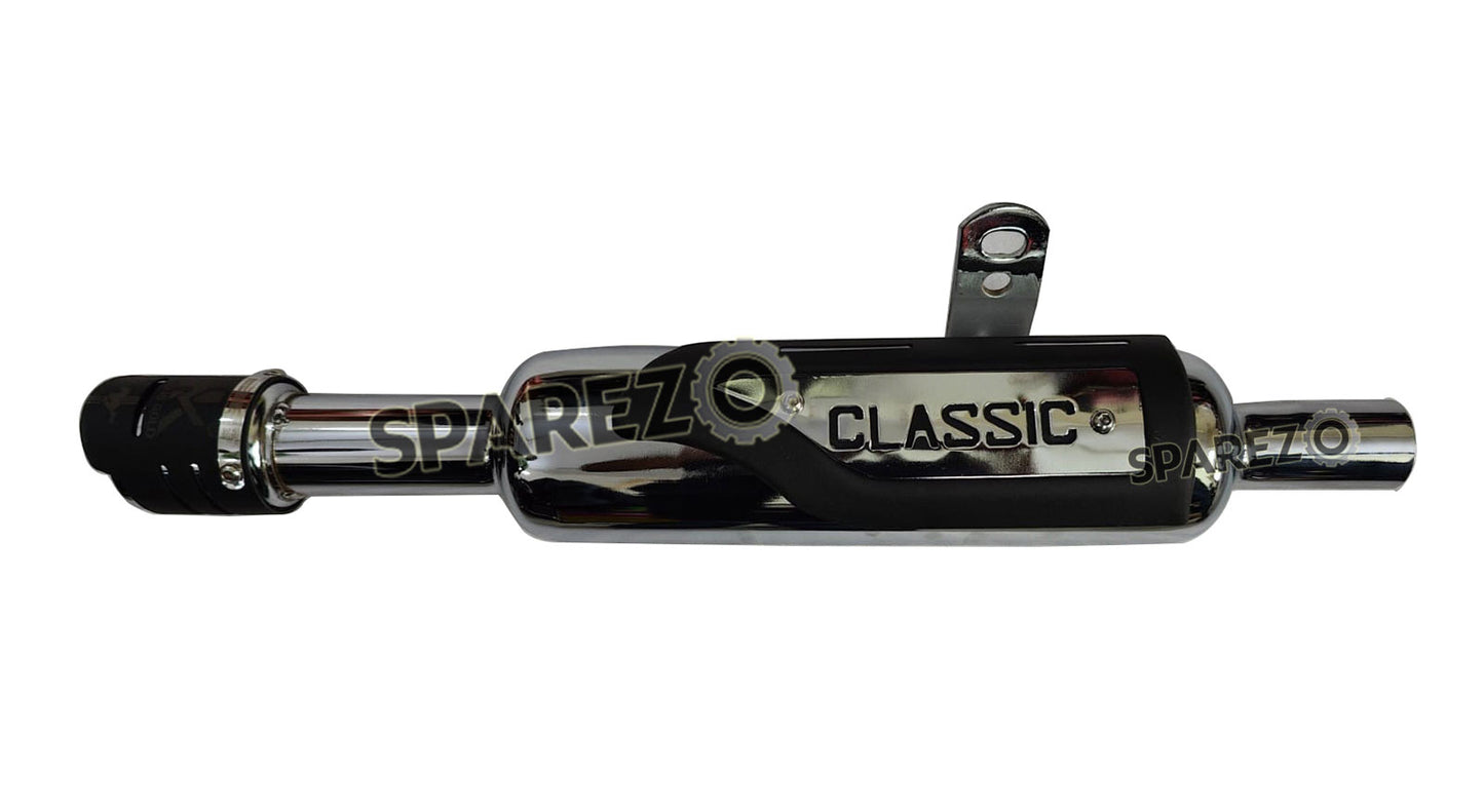 Royal Enfield New Classic Reborn 350 Indori Exhaust Muffler Silencer Black