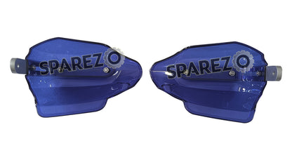 For Royal Enfield New Himalayan 450 Tinted Blue Color Hand Guard Kit