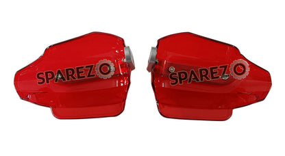 Royal Enfield Meteor Hunter Reborn 350 Himalayan Tinted Red Color Hand Guard