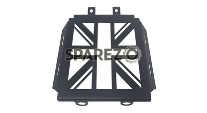 Royal Enfield Super Meteor 650 Flag Design Oil Cooler Radiator Guard Black