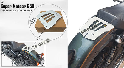 Royal Enfield Super Meteor 650 Customized Solo Finisher Off White