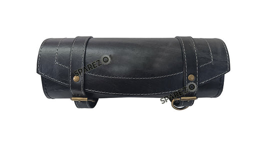 Royal Enfield Super Meteor 650 Genuine Leather Tools and Accessories Bag Black