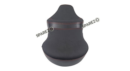 Royal Enfield GT and Interceptor 650 Comfortable Leatherite Black Dual Seat