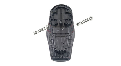 Royal Enfield GT and Interceptor 650 Comfortable Leatherite Black Dual Seat