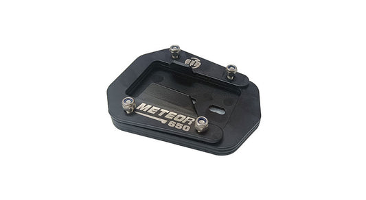 Royal Enfield Super Meteor 650 Stainless Steel Side Stand Base Extender Black