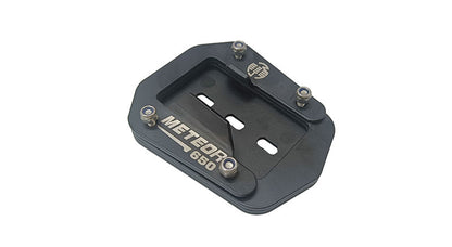 Royal Enfield Super Meteor 650 Stainless Steel Side Stand Base Extender Black