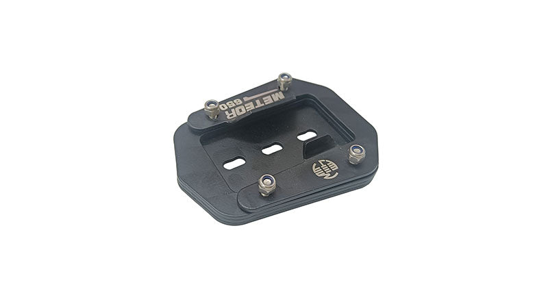 Royal Enfield Super Meteor 650 Stainless Steel Side Stand Base Extender Black
