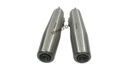 Royal Enfield Super Meteor 650 SS Powerage Exhaust Silencer Pair Matt