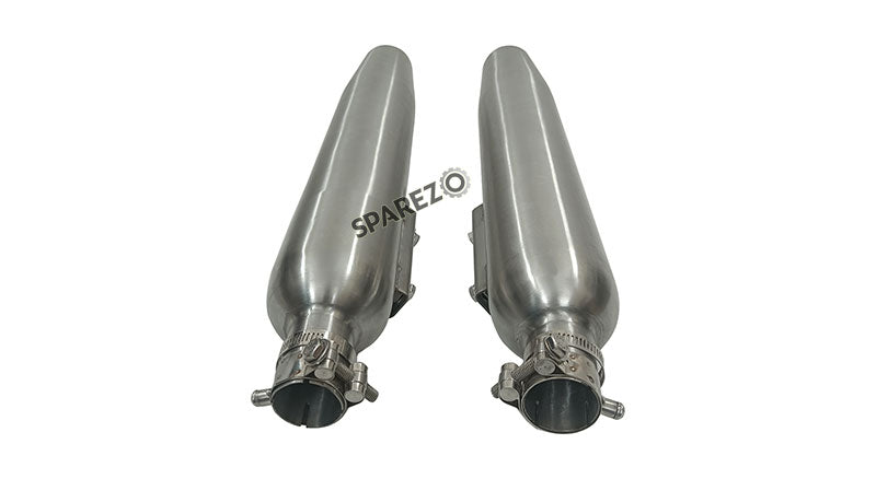 Royal Enfield Super Meteor 650 SS Powerage Exhaust Silencer Pair Matt