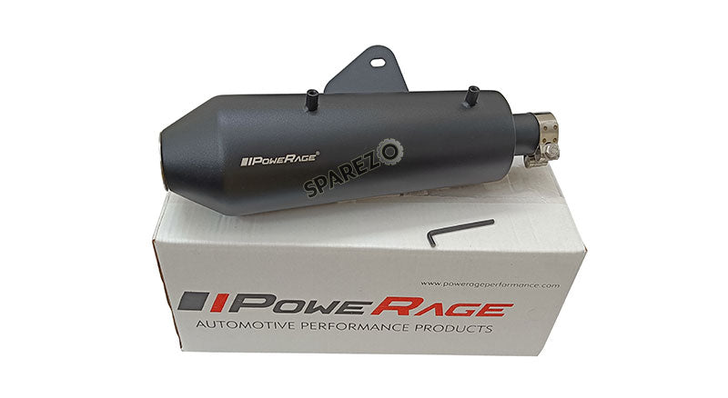 Royal Enfield Hunter 350 Powerage SS Exhaust Silencer Matt Black