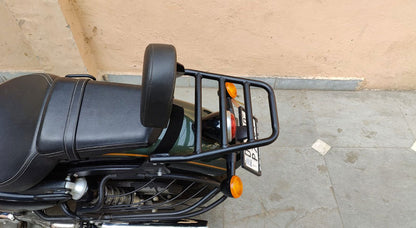 Royal Enfield Super Meteor 650 Rear Luggage Rack and Backrest Black
