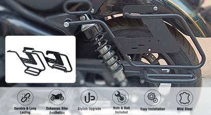 Royal Enfield Super Meteor 650 Pannier Mounting Saddle Stay With Fitting