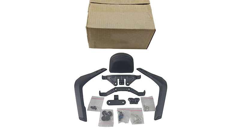 For Royal Enfield Super Meteor 650 Backrest with Black Pad