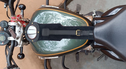 For Royal Enfield Super Meteor 650 Fuel Gas Tank Belt Black