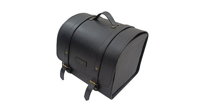 For Royal Enfield Super Meteor 650 Top Luggage Leather Bag Black