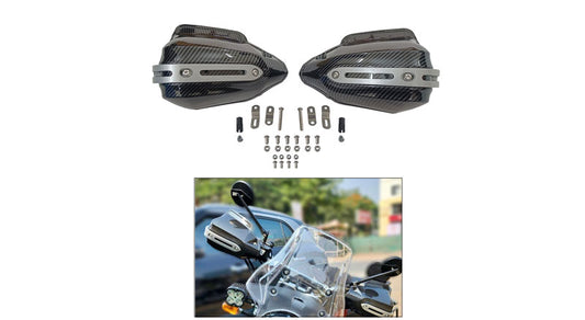 For Royal Enfield New Himalayan 450 Carbon Black Hand Guard Kit